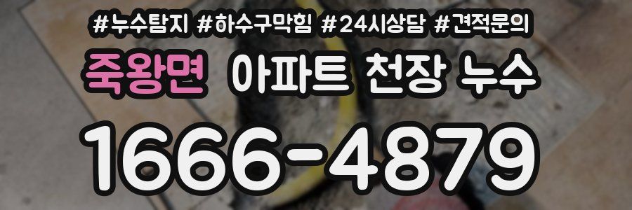 죽왕면 아파트 천장 누수