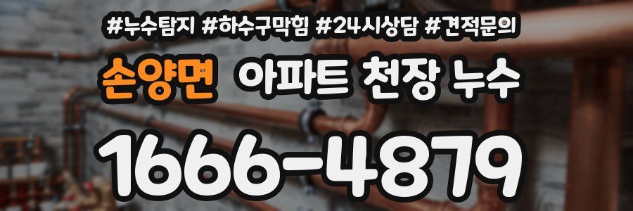 손양면 아파트 천장 누수