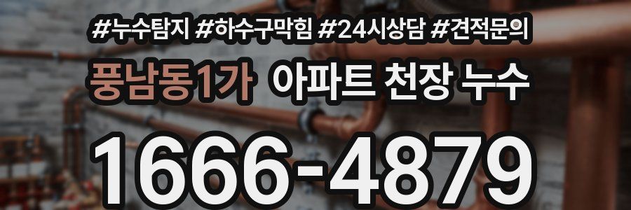 풍남동1가 아파트 천장 누수
