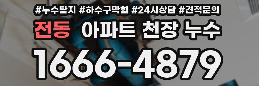 전동 아파트 천장 누수