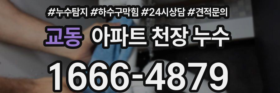 교동 아파트 천장 누수