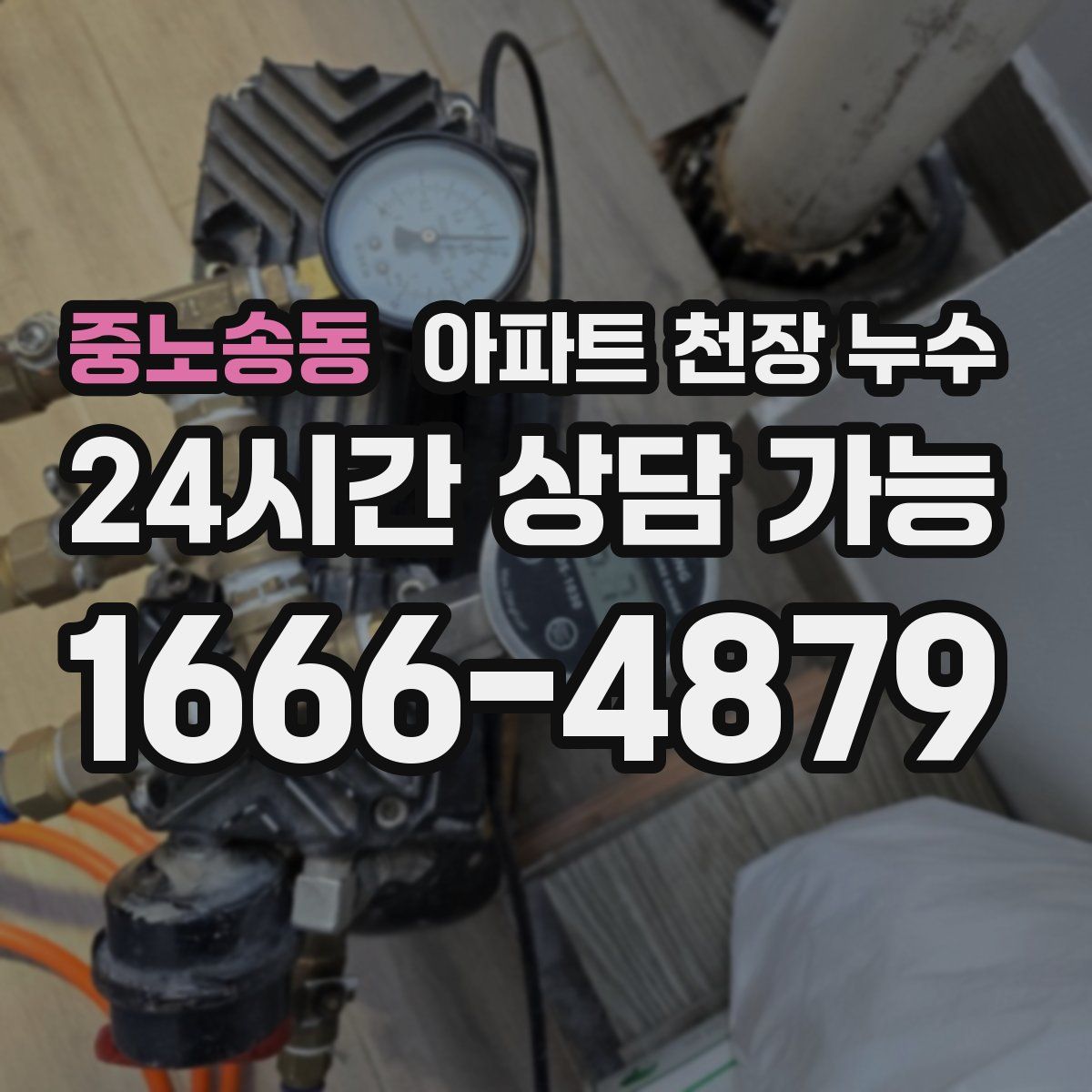 중노송동 아파트 천장 누수