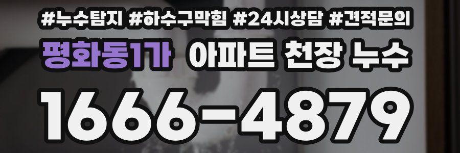평화동1가 아파트 천장 누수