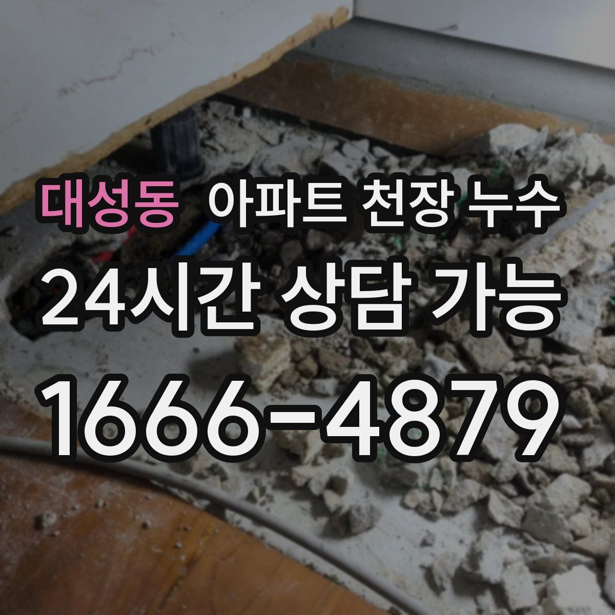 대성동 아파트 천장 누수