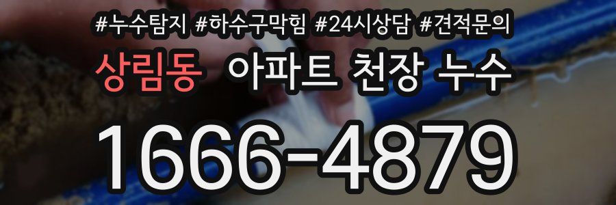 상림동 아파트 천장 누수