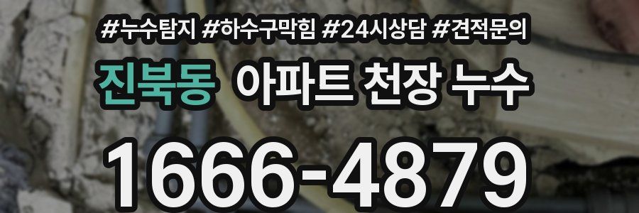 진북동 아파트 천장 누수