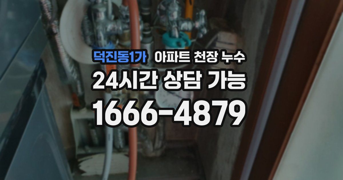 덕진동1가 아파트 천장 누수