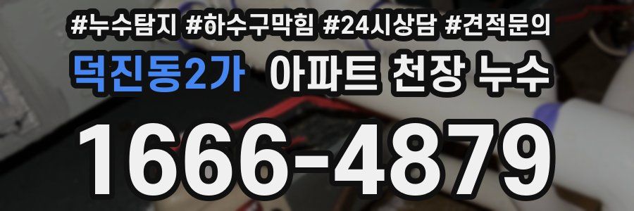 덕진동2가 아파트 천장 누수