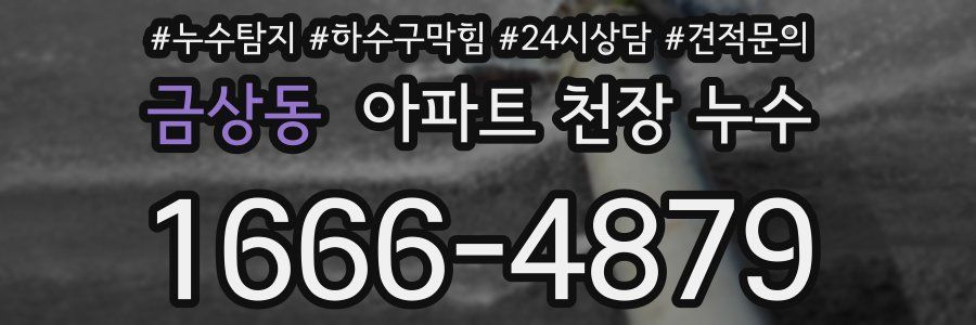 금상동 아파트 천장 누수