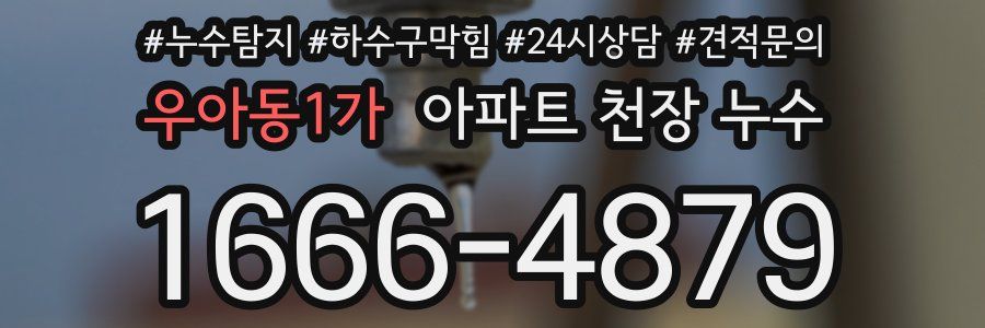 우아동1가 아파트 천장 누수