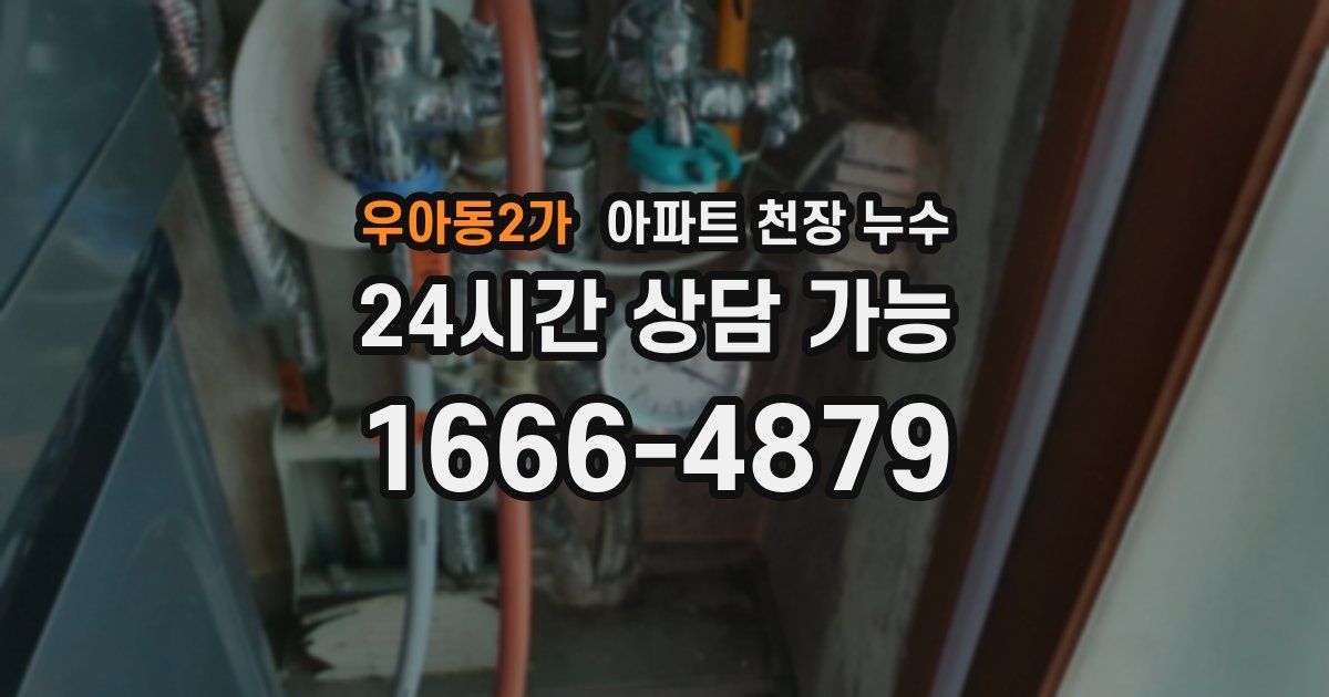 우아동2가 아파트 천장 누수