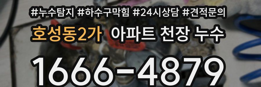 호성동2가 아파트 천장 누수