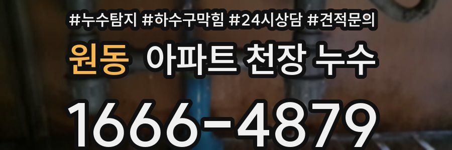 원동 아파트 천장 누수