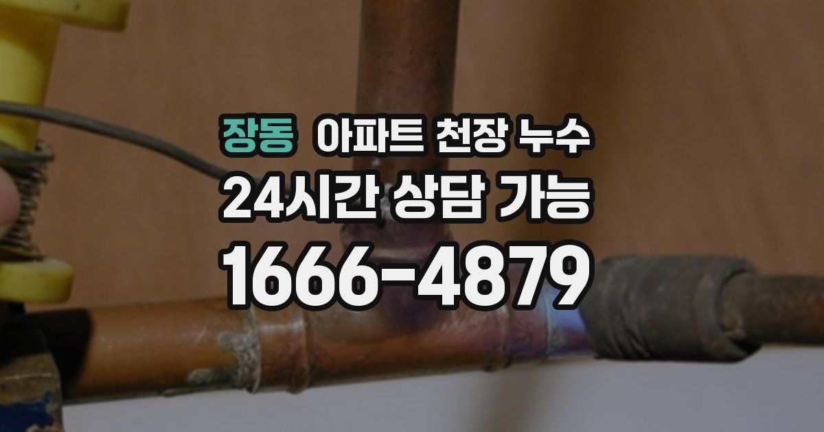 장동 아파트 천장 누수
