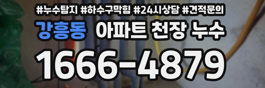 강흥동 아파트 천장 누수