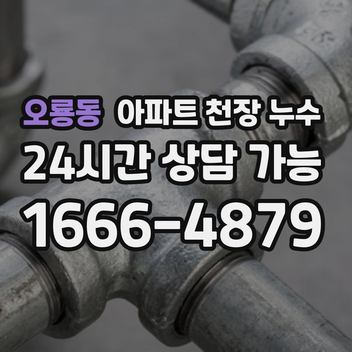 오룡동 아파트 천장 누수