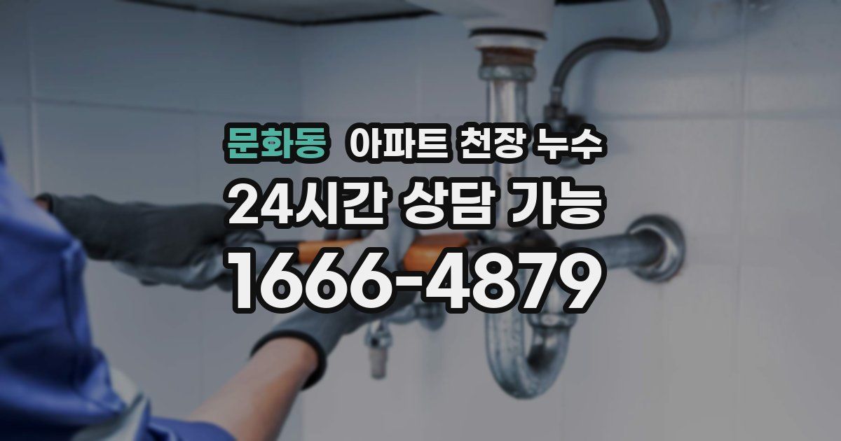 문화동 아파트 천장 누수