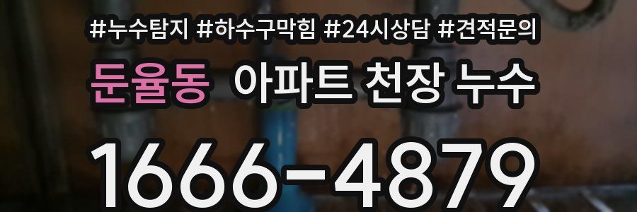 둔율동 아파트 천장 누수