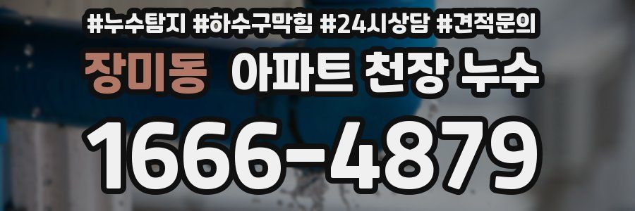 장미동 아파트 천장 누수