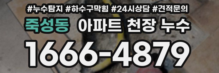죽성동 아파트 천장 누수