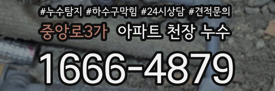 중앙로3가 아파트 천장 누수