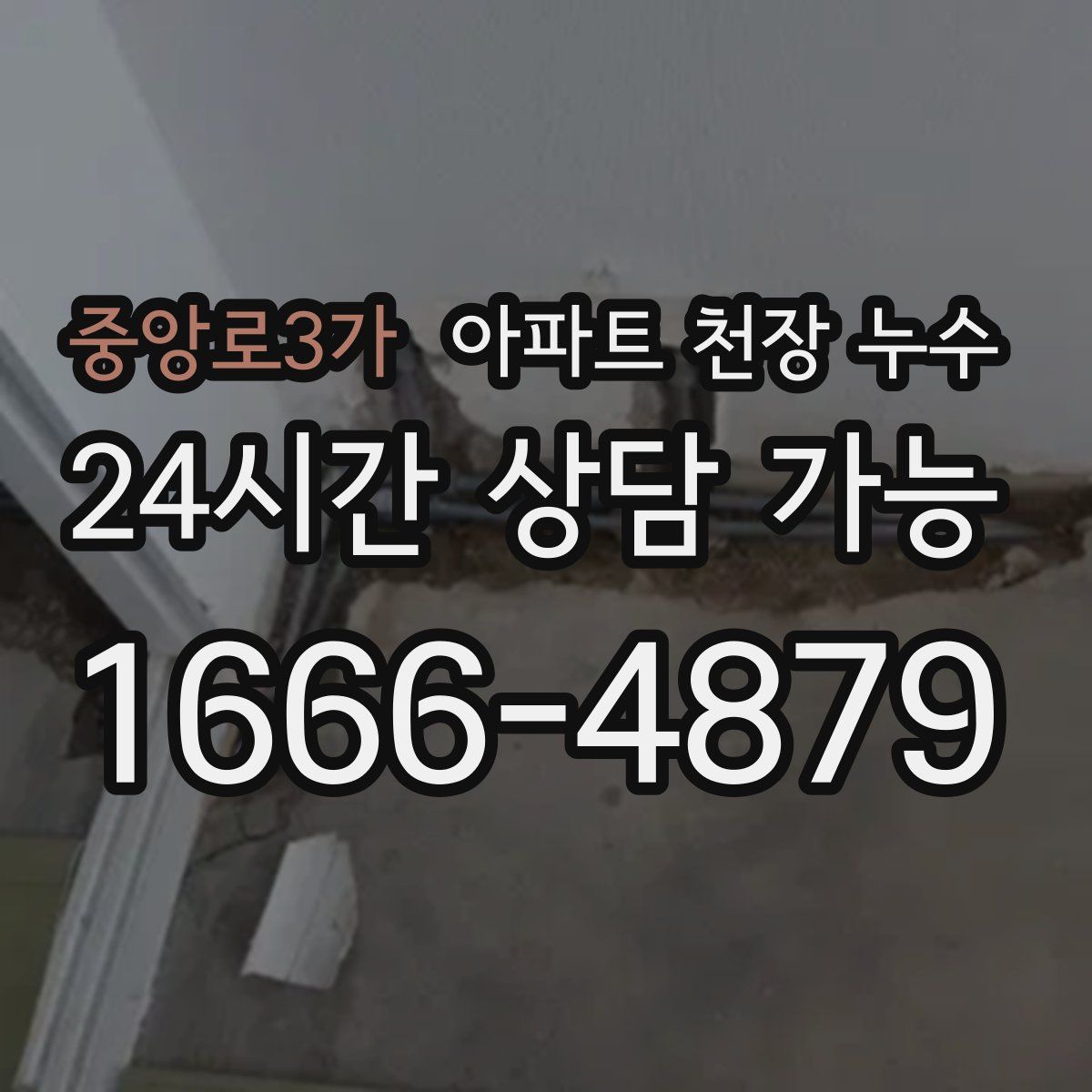 중앙로3가 아파트 천장 누수