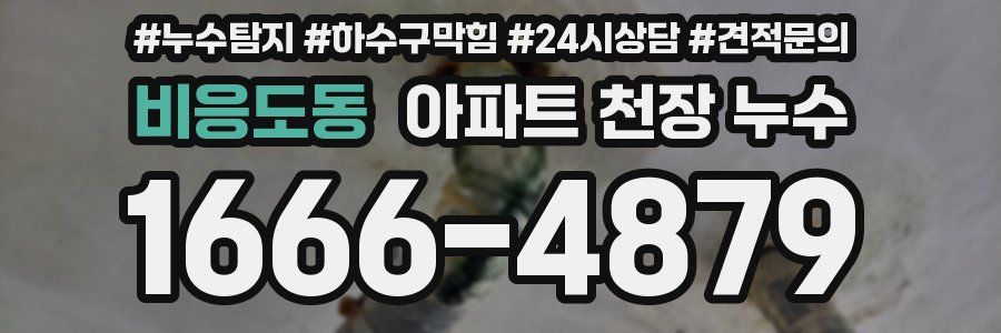 비응도동 아파트 천장 누수