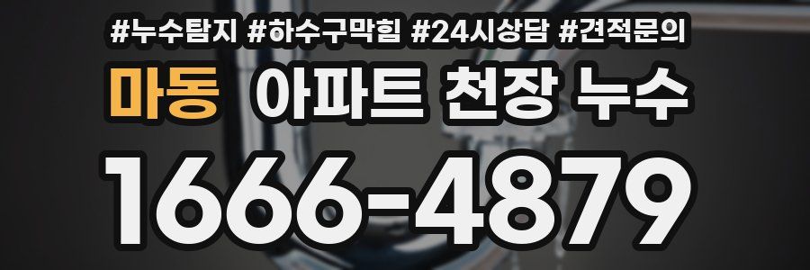 마동 아파트 천장 누수