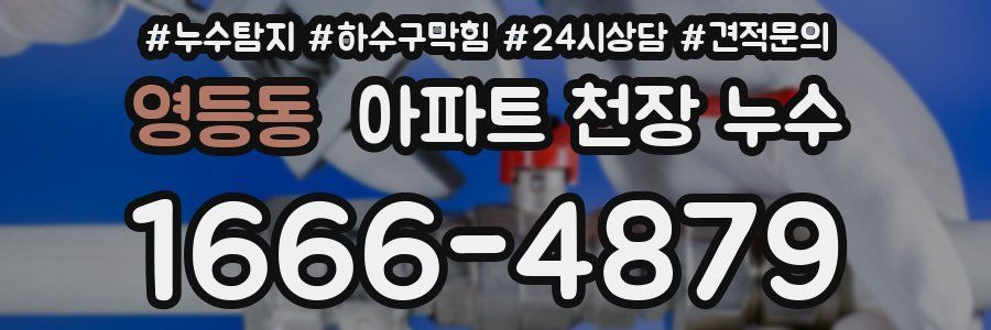 영등동 아파트 천장 누수