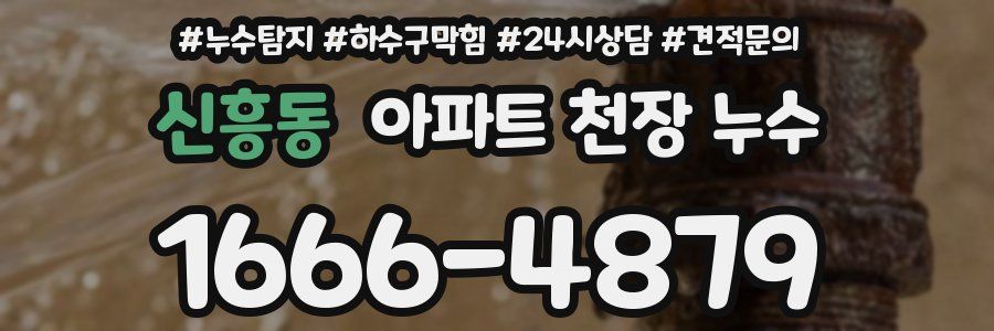 신흥동 아파트 천장 누수