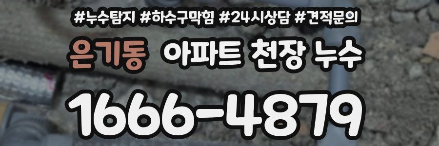 은기동 아파트 천장 누수
