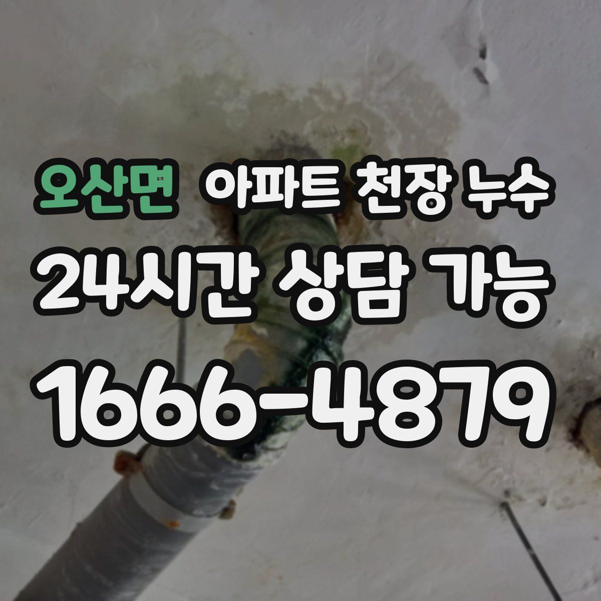 오산면 아파트 천장 누수