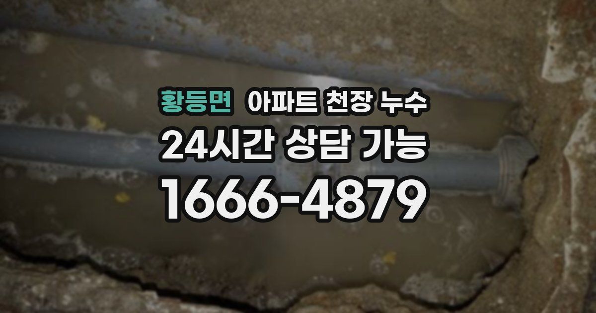 황등면 아파트 천장 누수