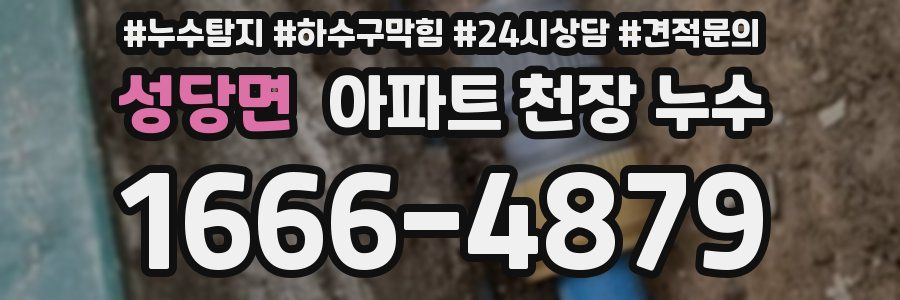 성당면 아파트 천장 누수