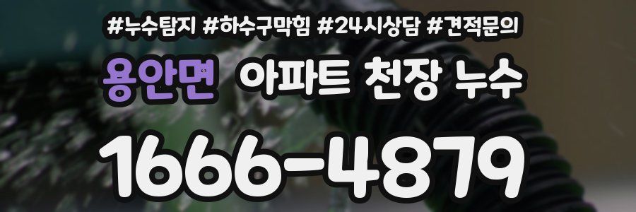 용안면 아파트 천장 누수