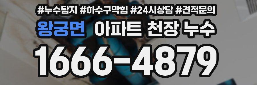 왕궁면 아파트 천장 누수
