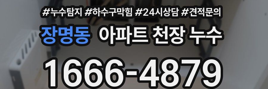 장명동 아파트 천장 누수