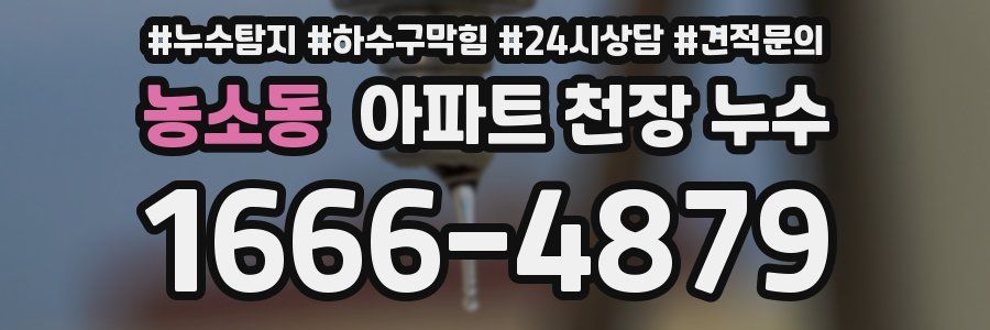 농소동 아파트 천장 누수