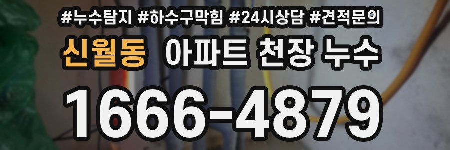 신월동 아파트 천장 누수