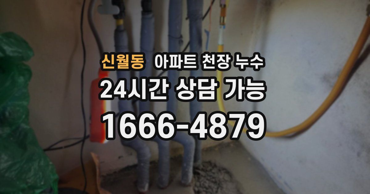 신월동 아파트 천장 누수