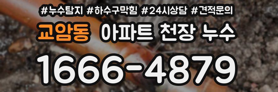 교암동 아파트 천장 누수
