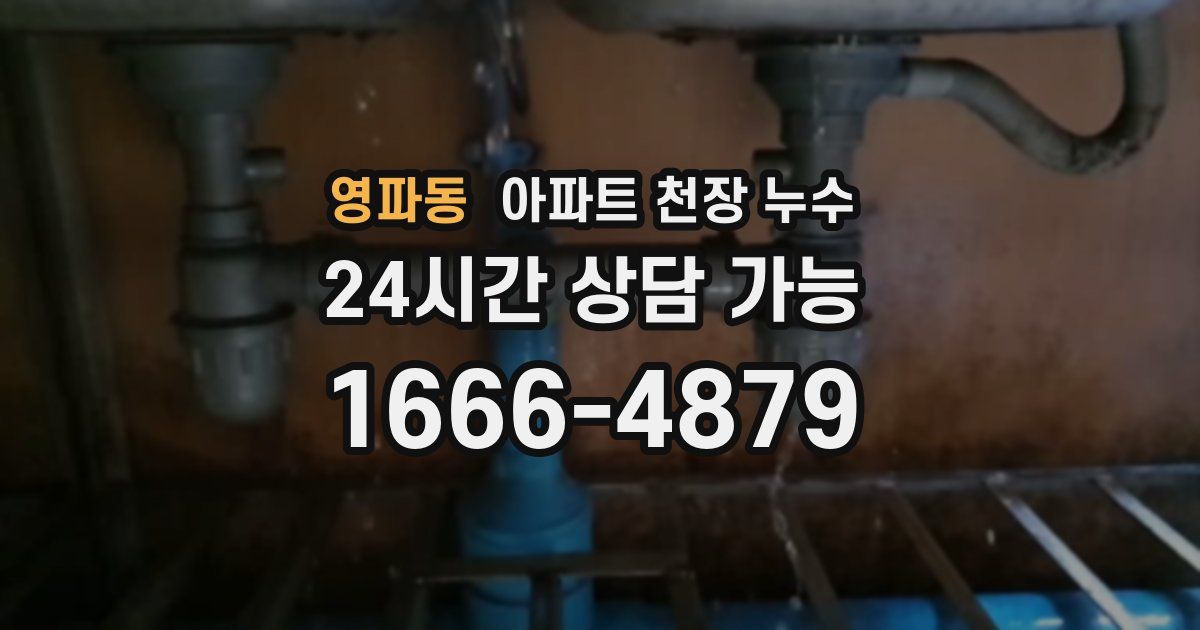 영파동 아파트 천장 누수