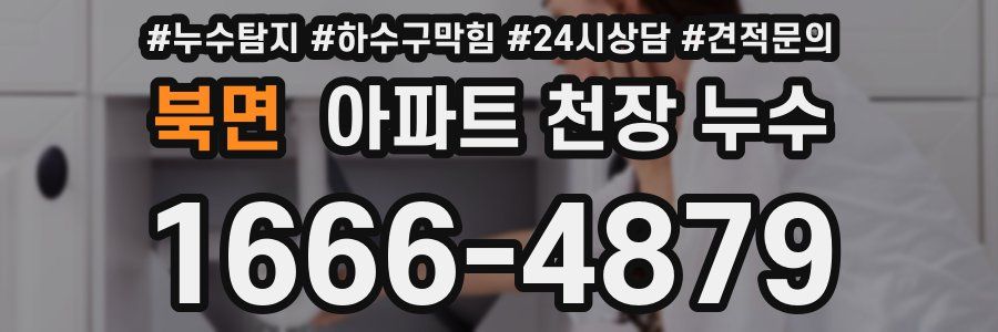 북면 아파트 천장 누수
