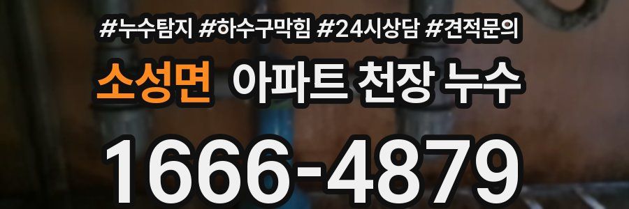 소성면 아파트 천장 누수