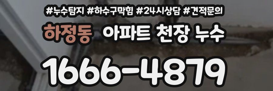 하정동 아파트 천장 누수