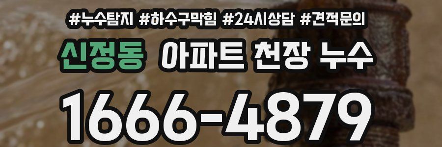 신정동 아파트 천장 누수