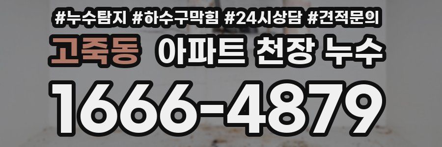 고죽동 아파트 천장 누수