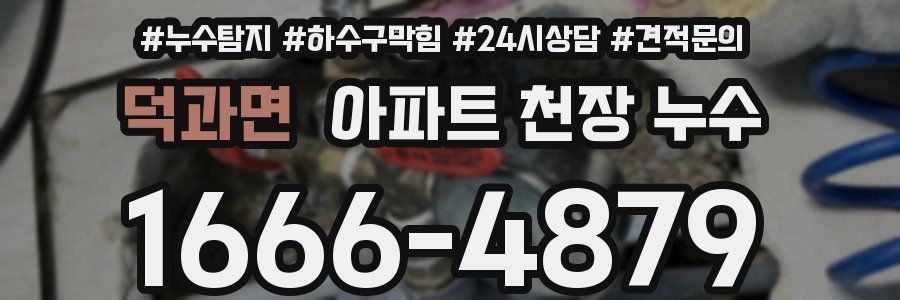 덕과면 아파트 천장 누수