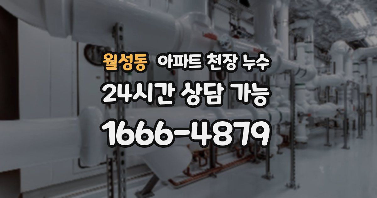 월성동 아파트 천장 누수
