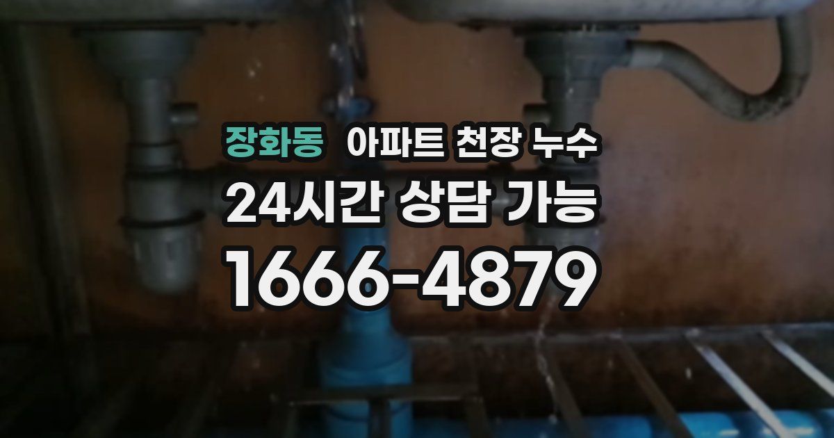 장화동 아파트 천장 누수